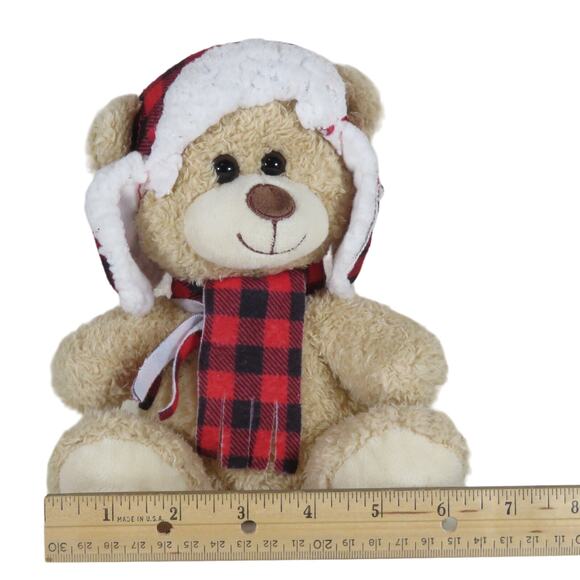 Plush Teddy Bears Winter Holiday Outfits Set of 2 Animal Adventure Small 8" - Picture 16 of 16